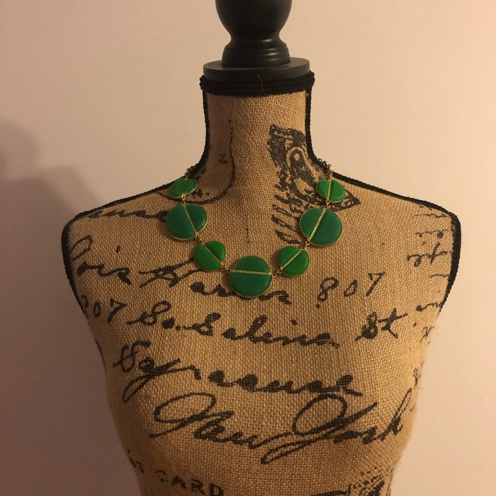 Green Chunky Necklace